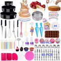 Cake Decorating Kits 567 PCS Baking Set with Springform Pans Set, Rotating Tu...