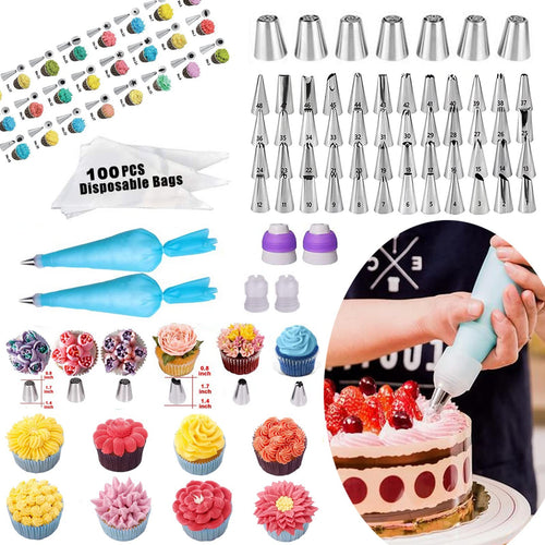 Cake Decorating Kits 567 PCS Baking Set with Springform Pans Set, Rotating Tu...